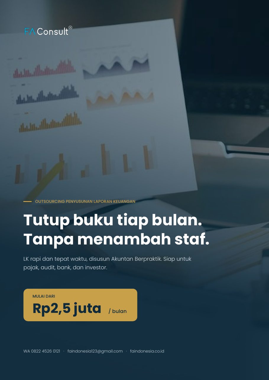 Sampul brosur outsourcing laporan keuangan